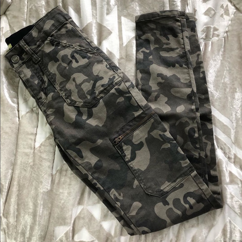 Macy’s Green Utility Jeans!